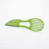 3-in-1 Avocado Slicer, Pitter and Fruit Cutter Tool - Ergonomic Comfort Grip, Eco-Friendly BPA-Free Plastic Blade for Safe Splitting & Slicing