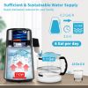 1.1 Gal Water Distiller, 0.3 Gal/H, 750W Distilled Water Maker Machine 0-99H Timing Set Temp Display