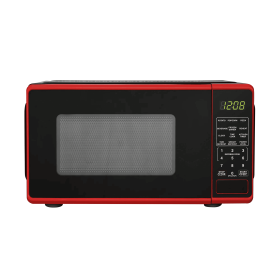 0.7 Cu ft Countertop Microwave Oven, 700 Watts, White (Pack Size: red)