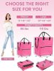 Reusable Grocery Bag on Wheels, Heavy Duty Rolling Shopping Tote with Handle